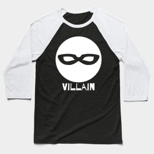 White Mask - Villain Baseball T-Shirt